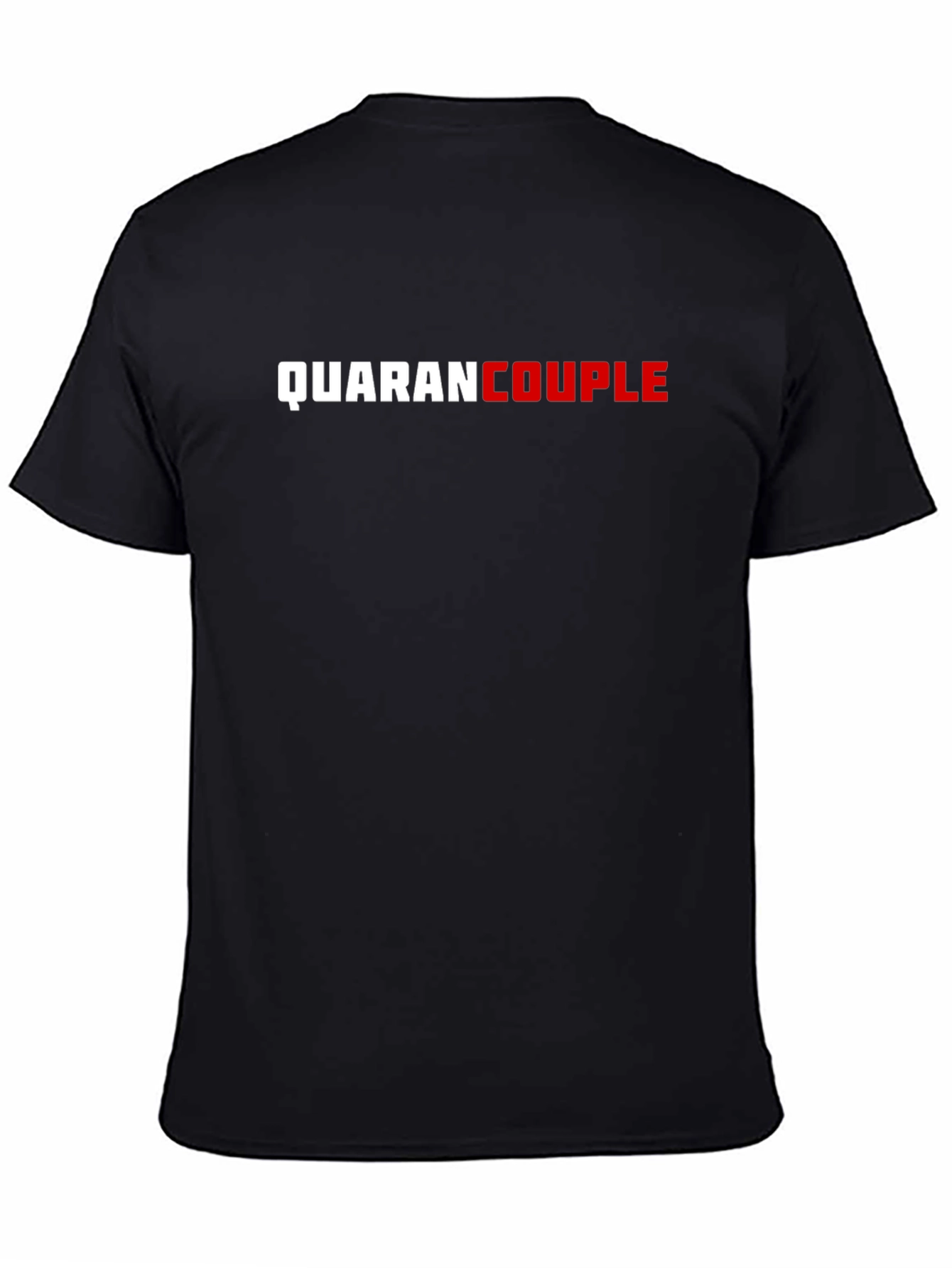 QuaranCouple T-Shirt - Black Cotton Blend