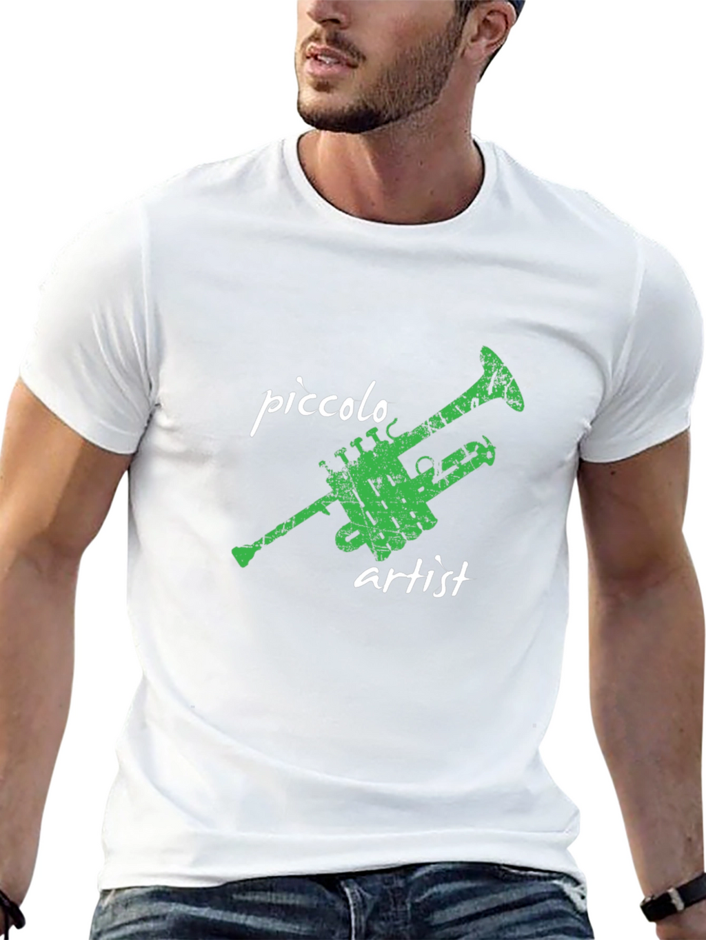 Piccolo Artist Black Graphic T-Shirt