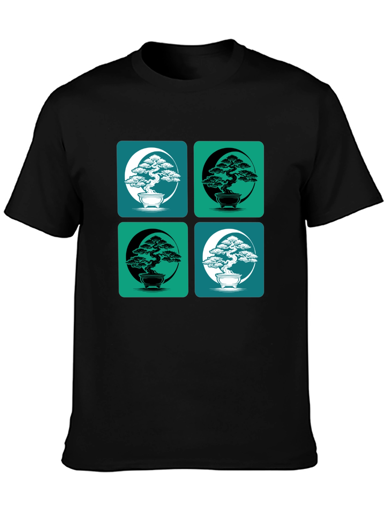 Bonsai Yin Yang T-Shirt - Stylish Graphic Tee