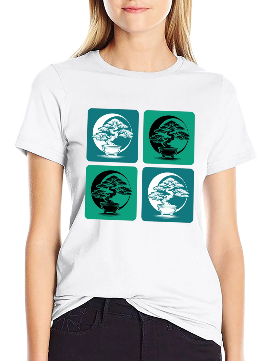 Bonsai Yin Yang T-Shirt - Stylish Graphic Tee