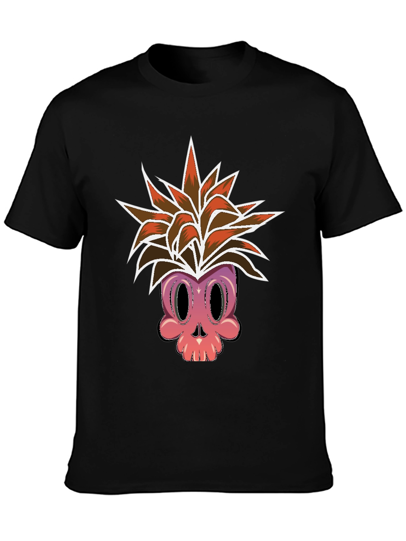 Skull Pineapple Graphic Tee