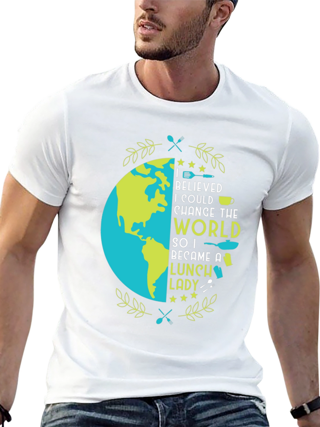 Lunch Lady T-Shirt - Change the World