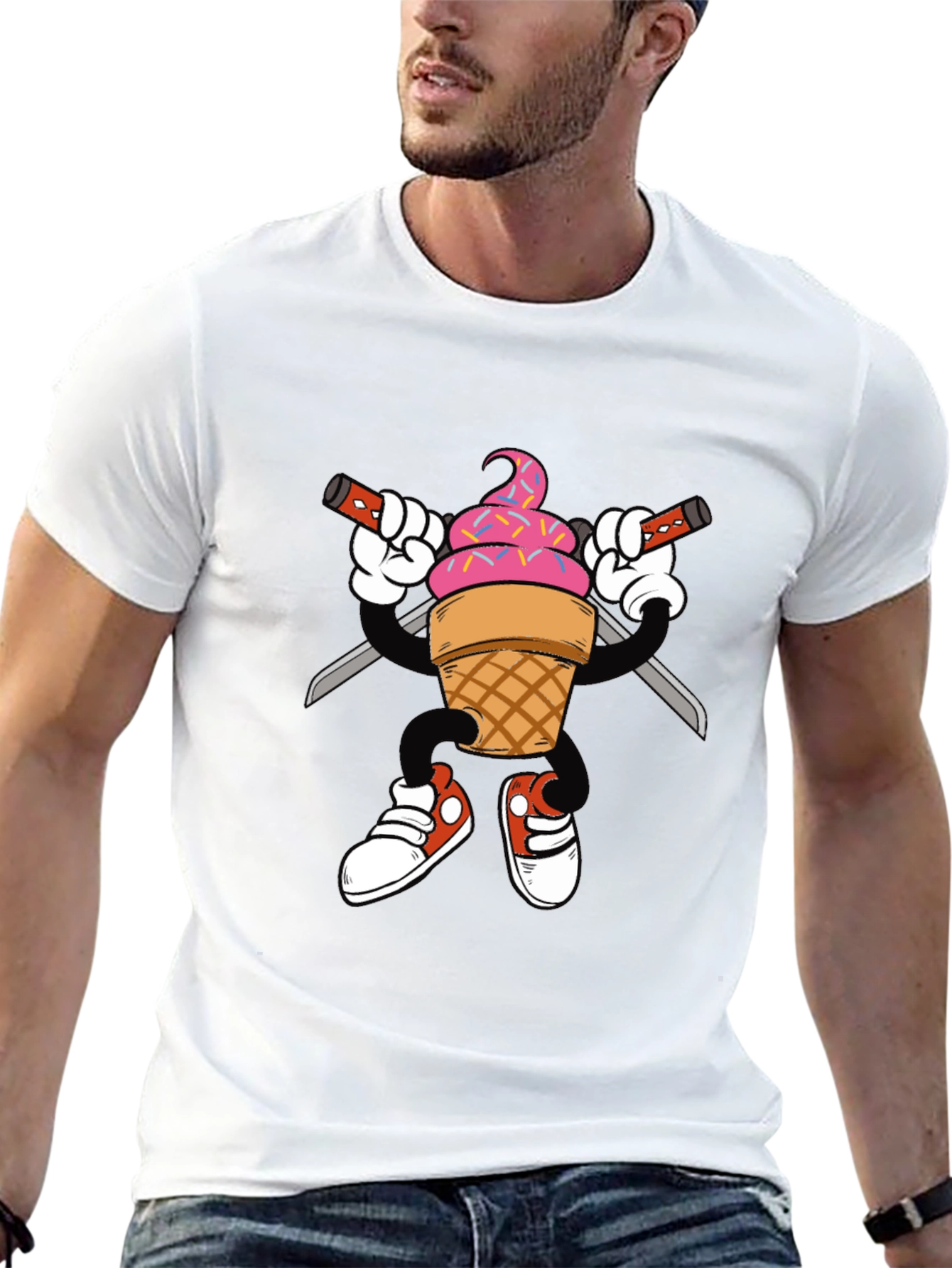 Ice Cream Ninja T-Shirt - Cool Graphic Tee