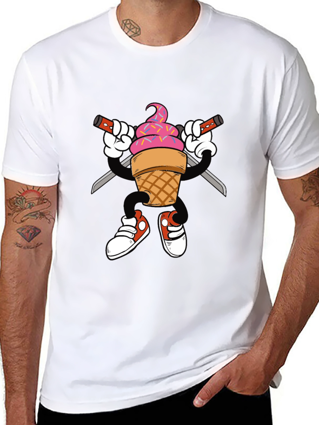 Ice Cream Ninja T-Shirt - Cool Graphic Tee