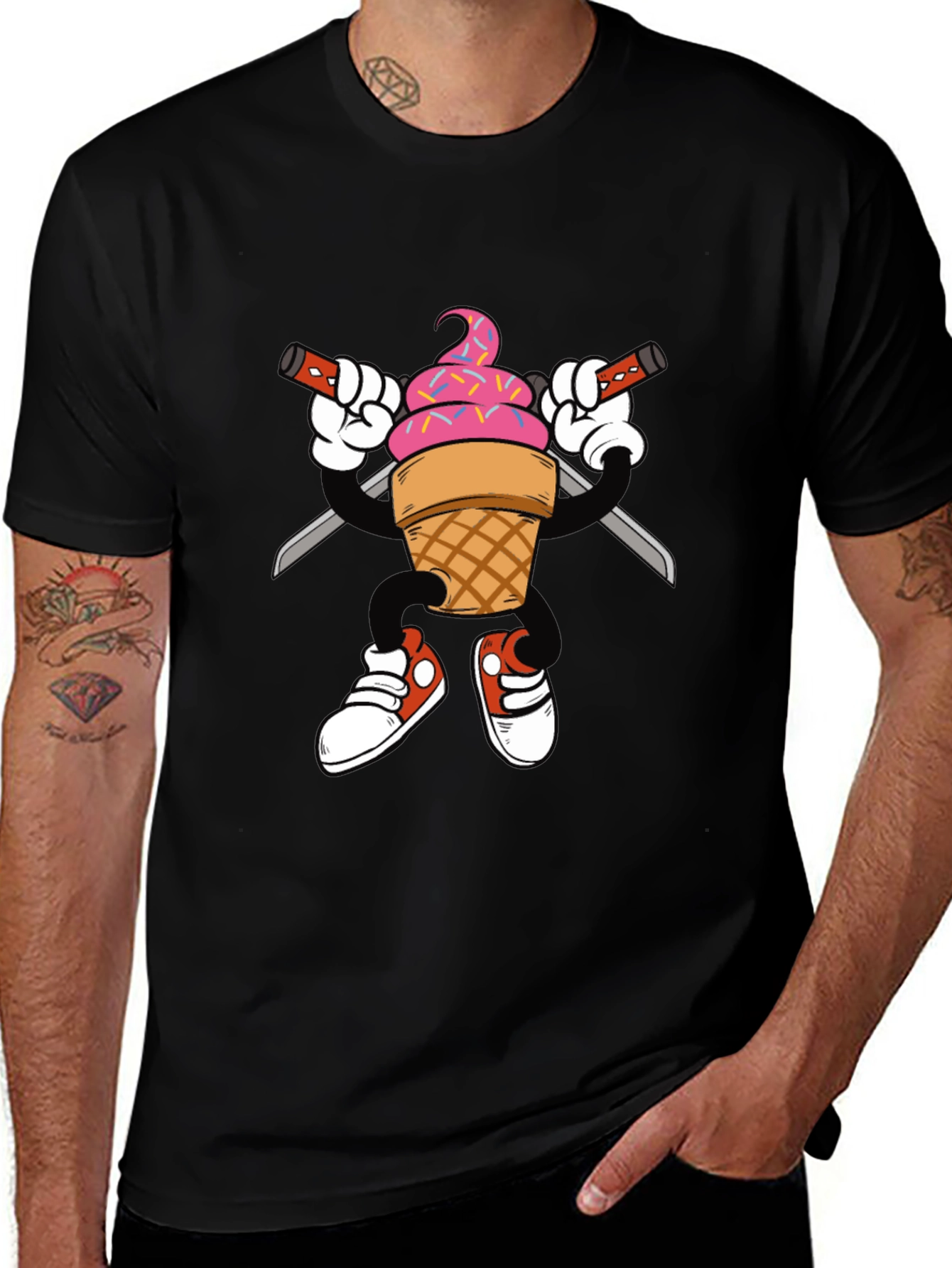 Ice Cream Ninja T-Shirt - Cool Graphic Tee
