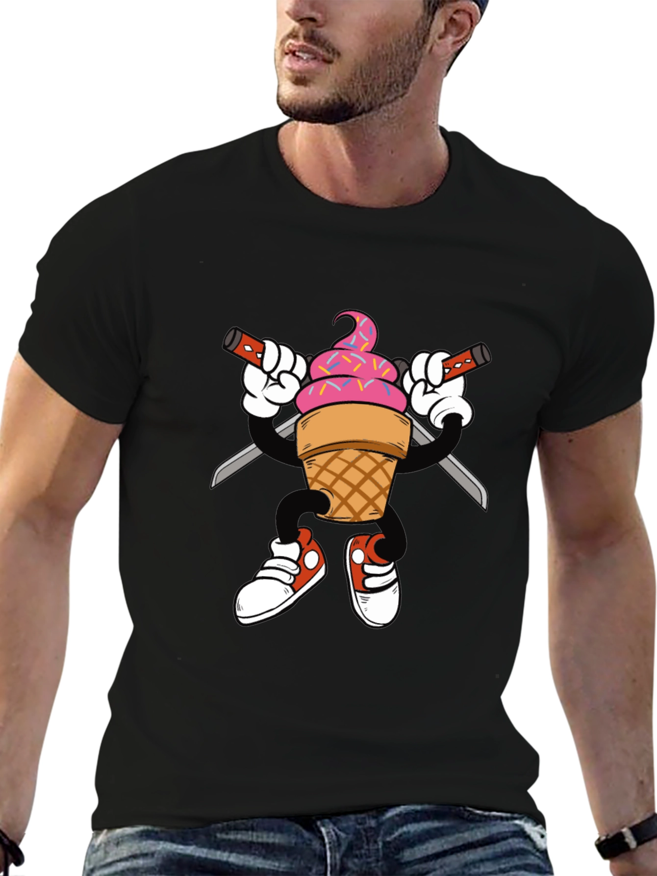 Ice Cream Ninja T-Shirt - Cool Graphic Tee