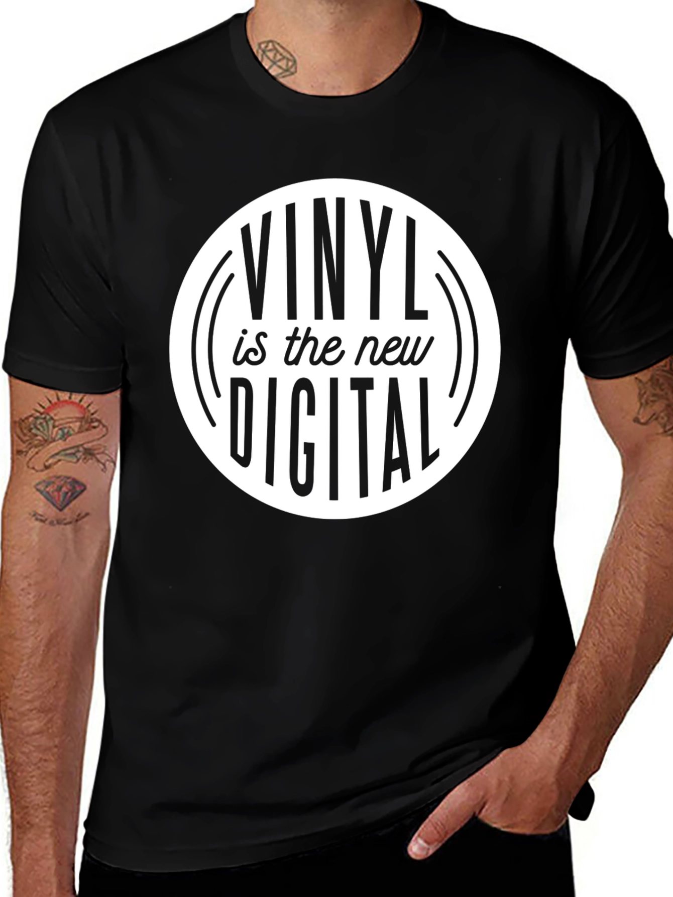 Vinyl is the New Digital Graphic Tee