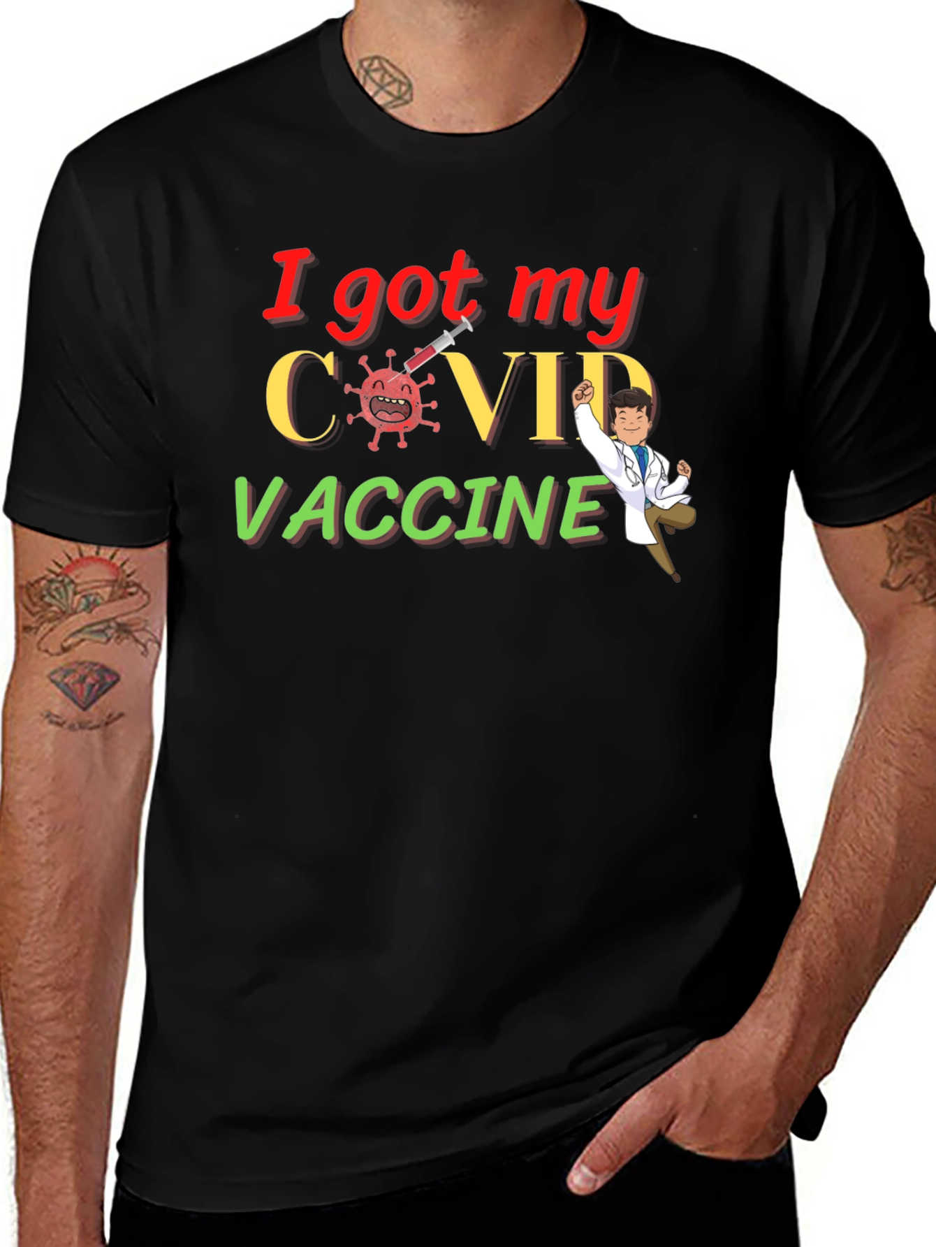 I Got My COVID Vaccine Graphic Tee