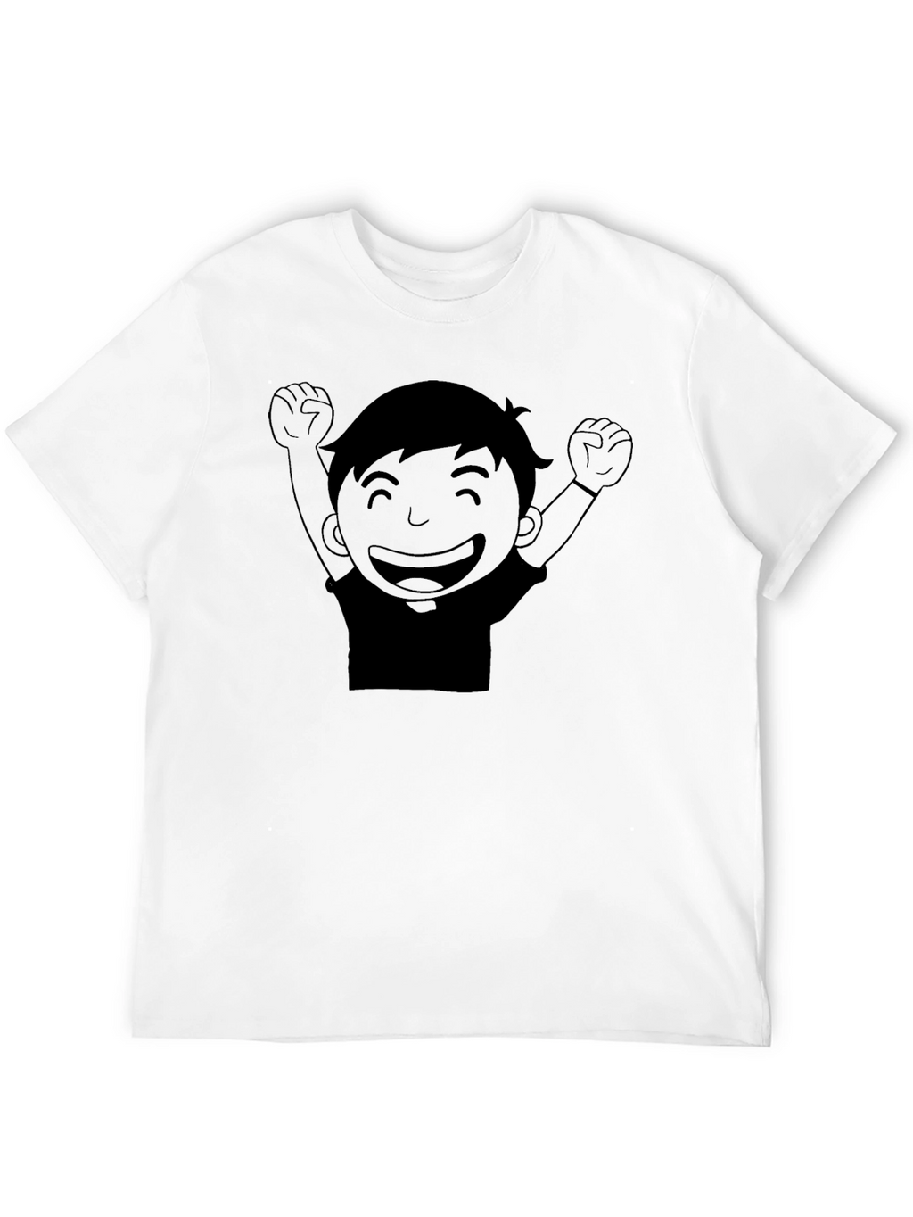 Joyful Kid Graphic Tee - Black T-Shirt