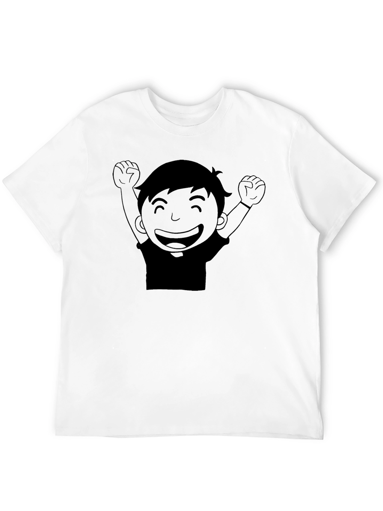 Joyful Kid Graphic Tee - Black T-Shirt
