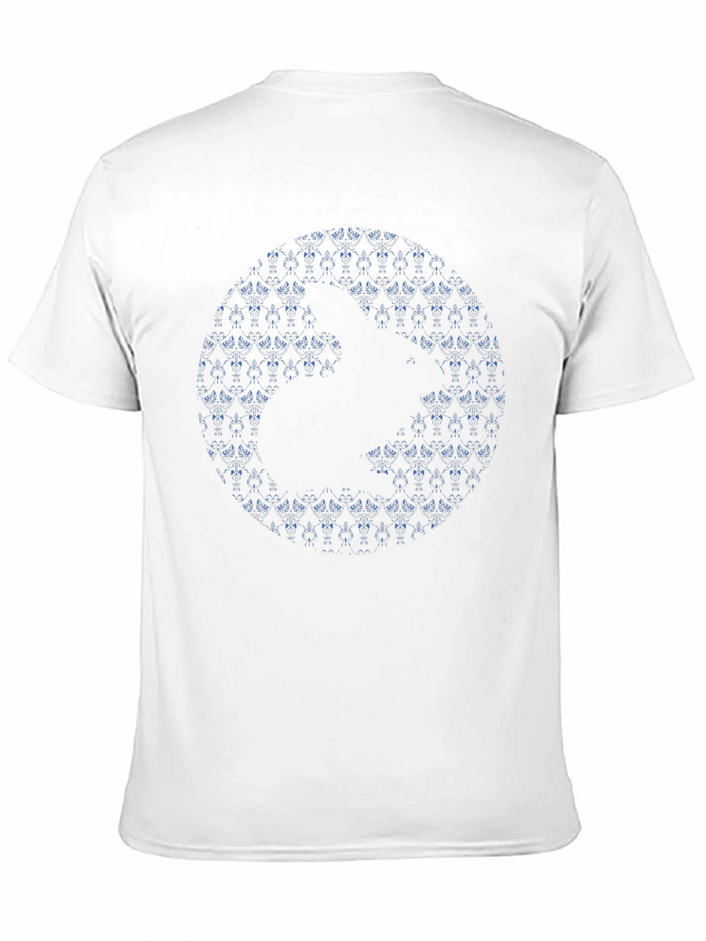 Abstract Geometric Print Black T-Shirt