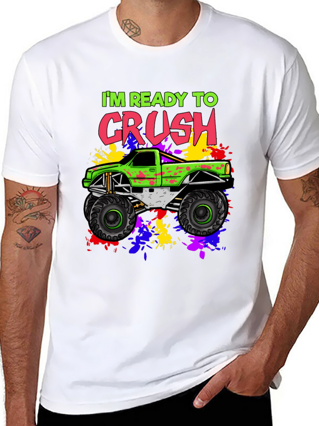 Ready to Crush Monster Truck Graphic Tee