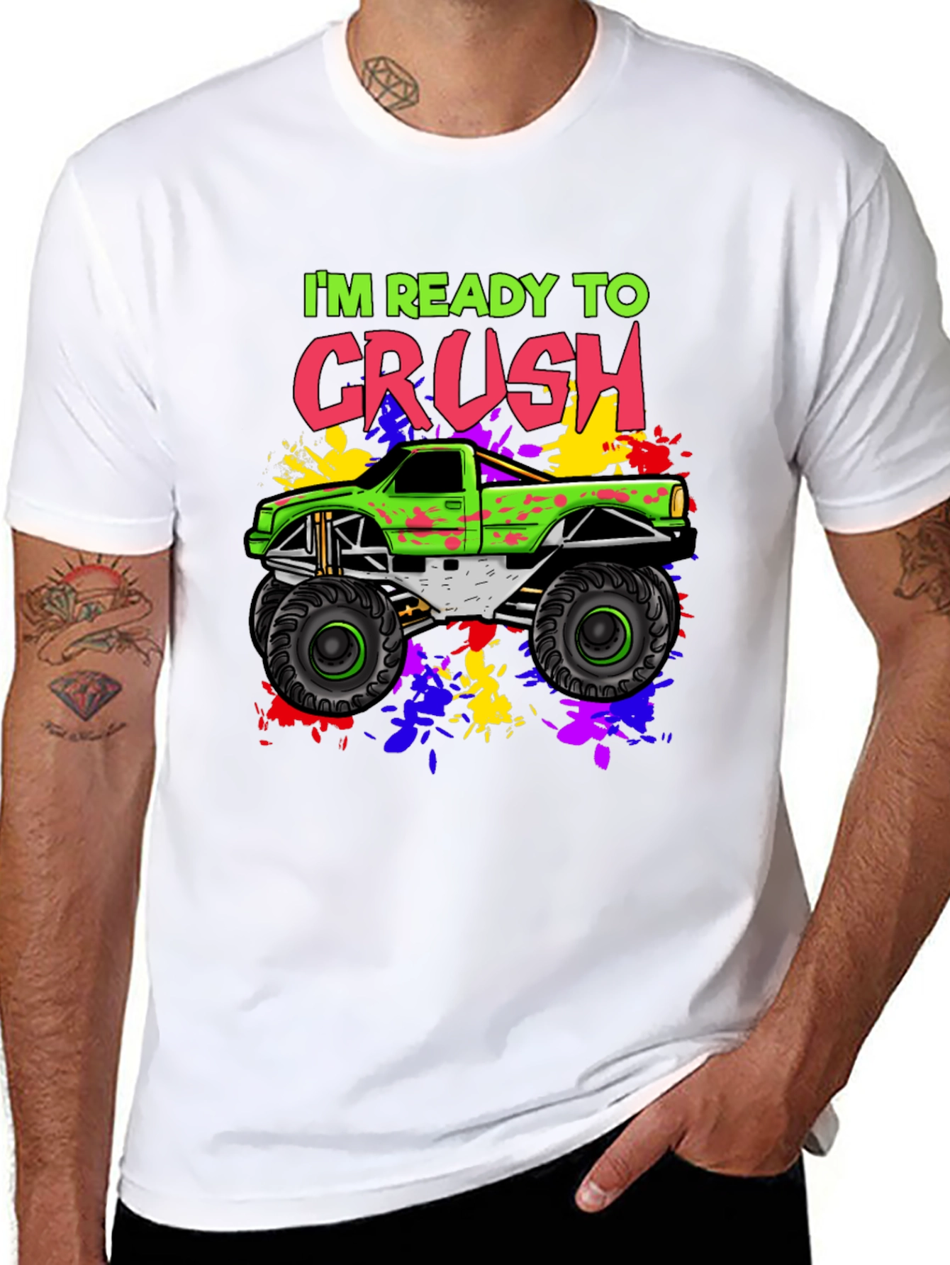 Ready to Crush Monster Truck Graphic Tee