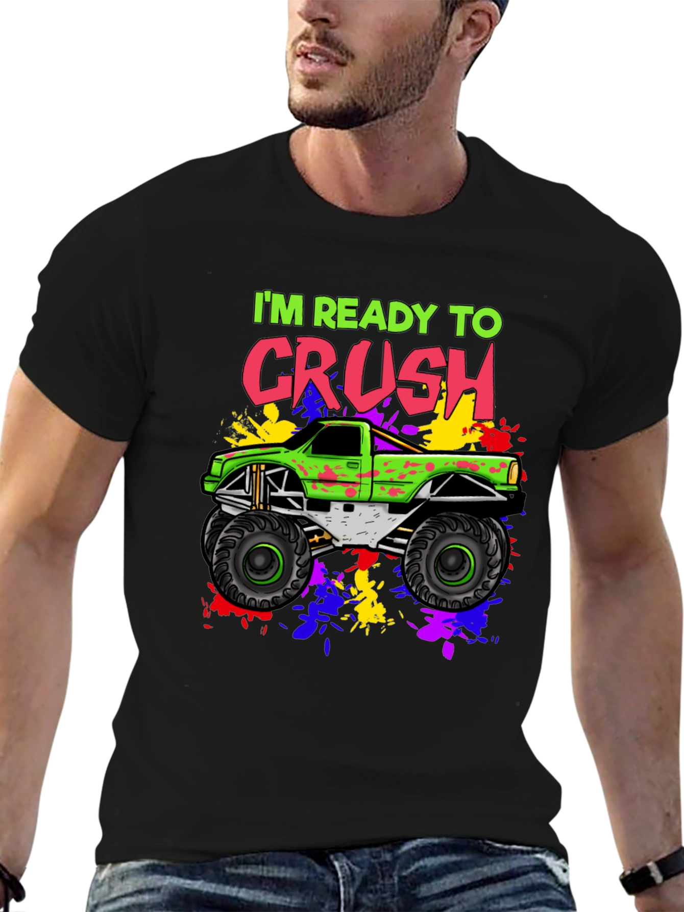 Ready to Crush Monster Truck Graphic Tee