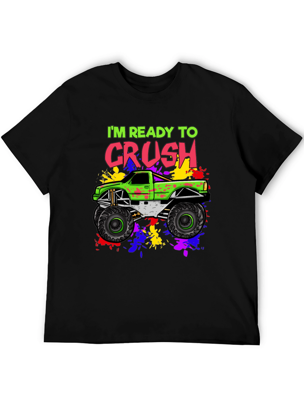 Ready to Crush Monster Truck Graphic Tee