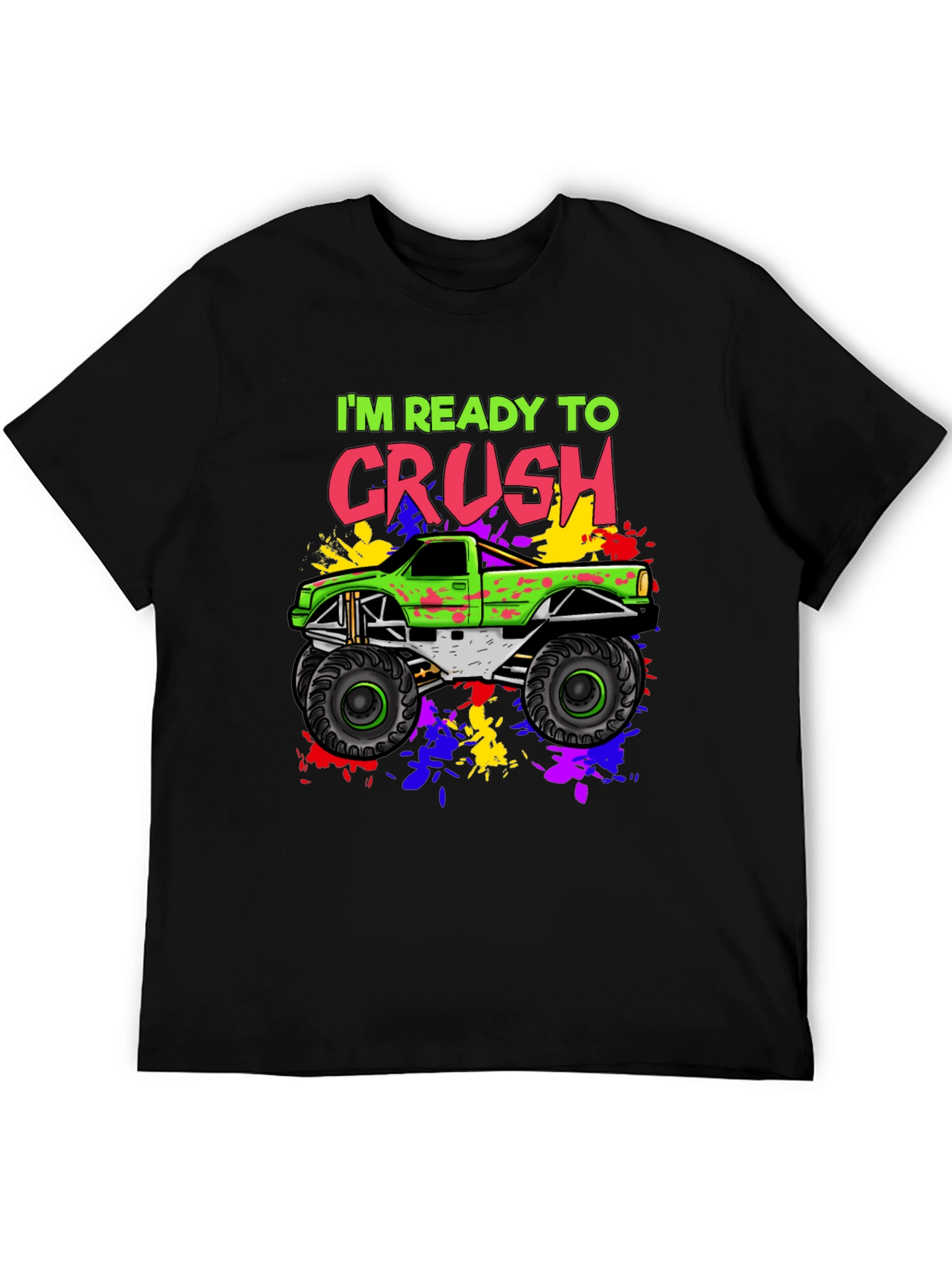 Ready to Crush Monster Truck Graphic Tee