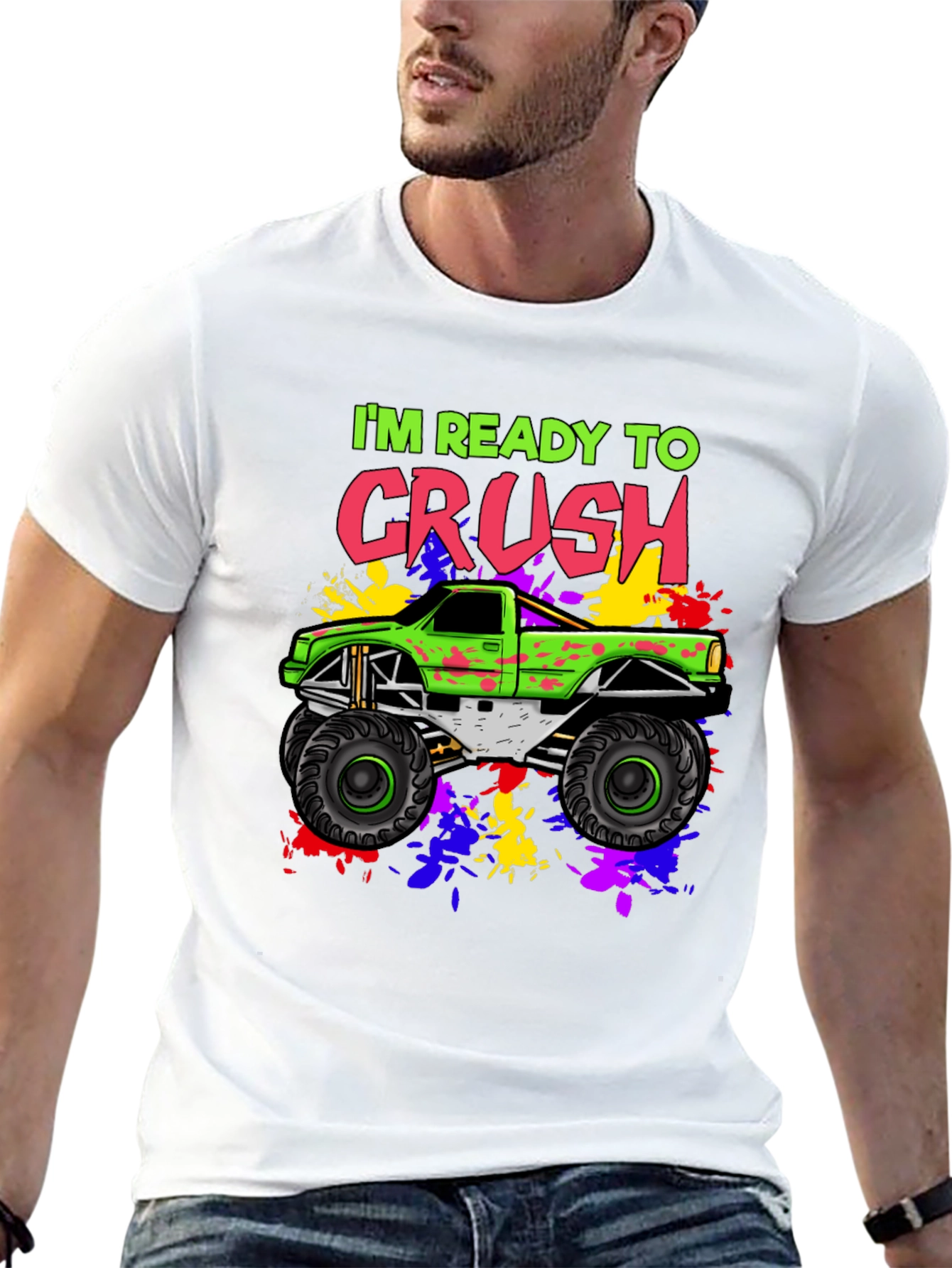 Ready to Crush Monster Truck Graphic Tee
