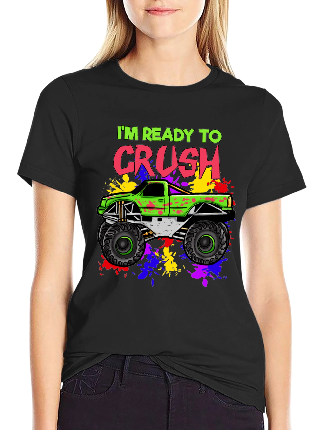 Ready to Crush Monster Truck Graphic Tee
