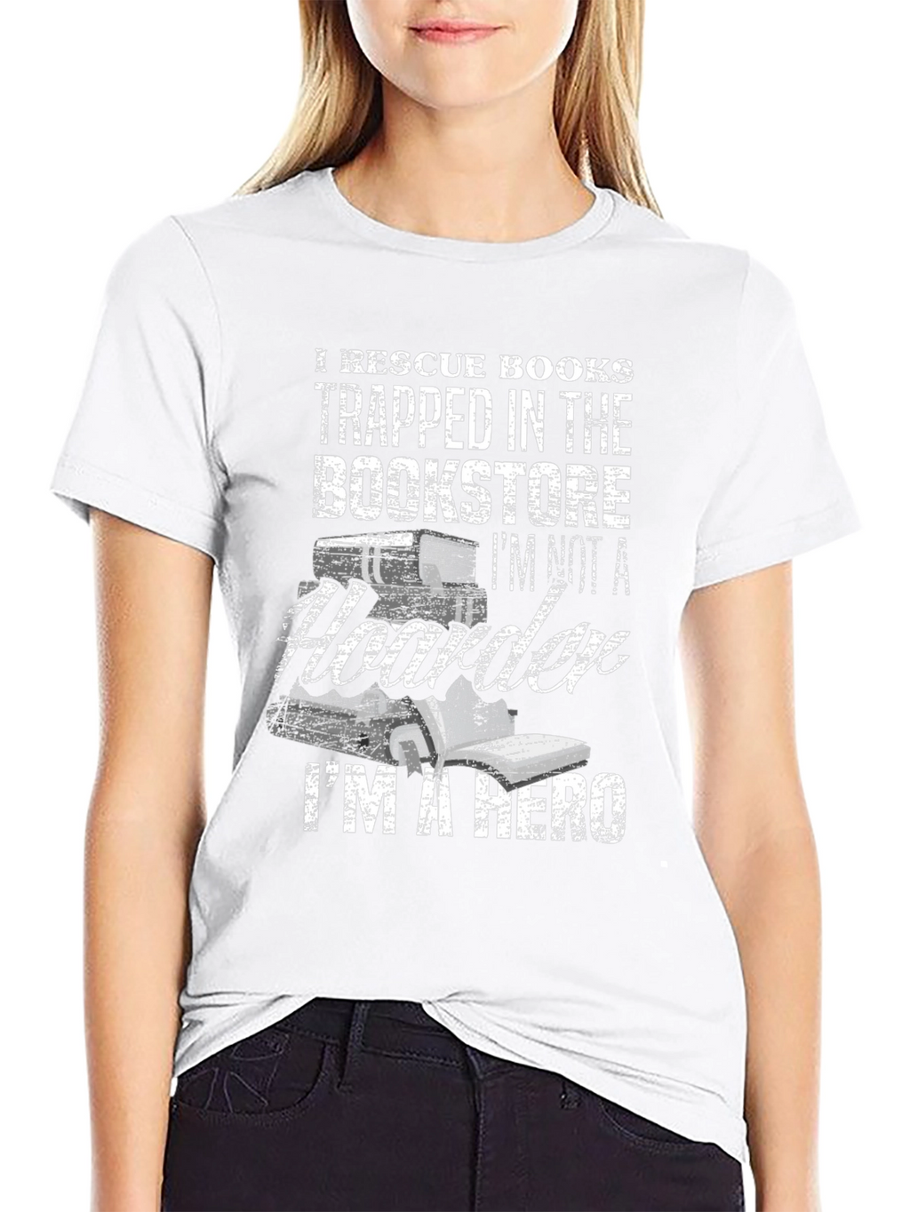 Book Rescue Hero T-Shirt - Book Lover Tee