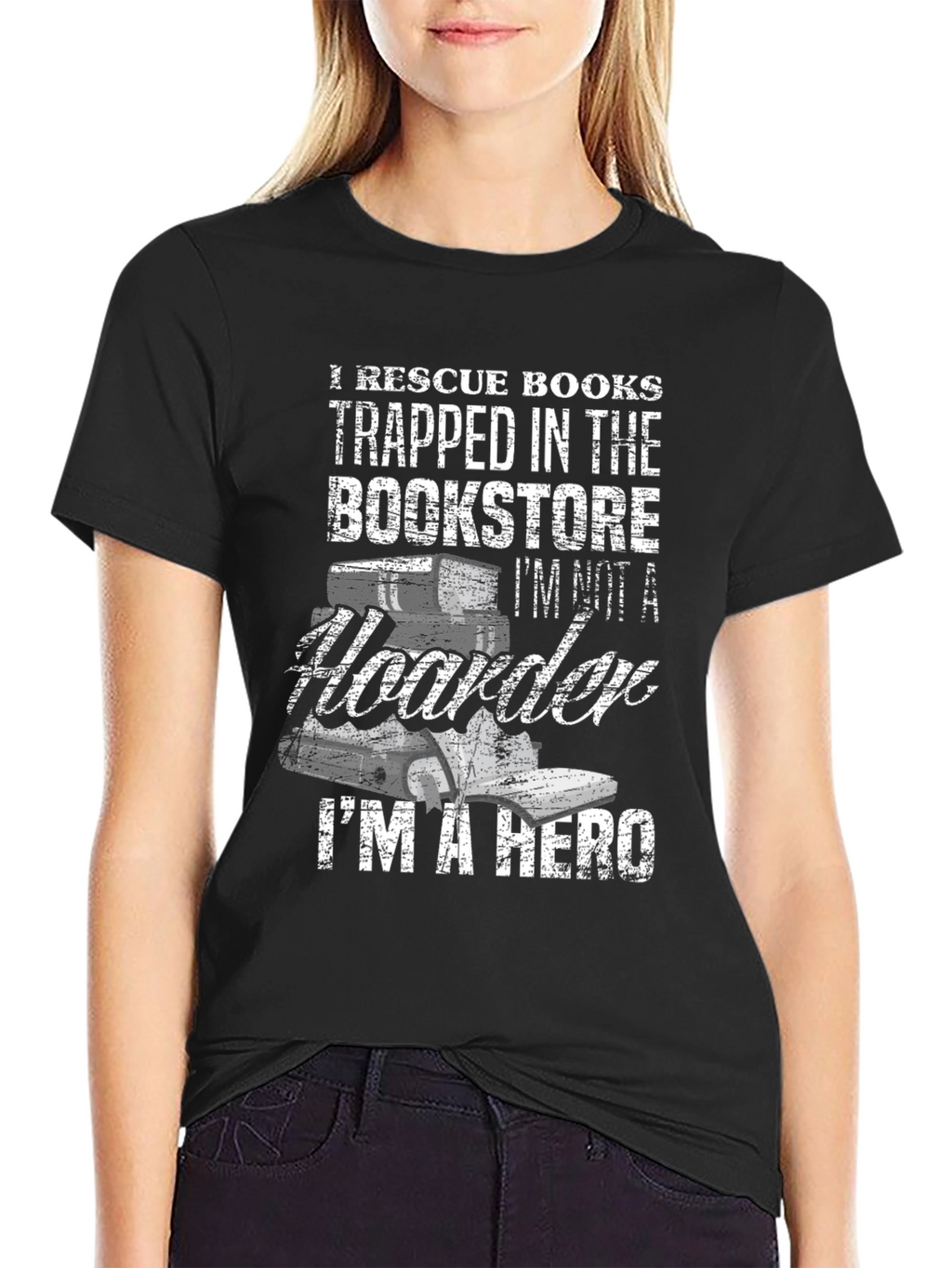 Book Rescue Hero T-Shirt - Book Lover Tee