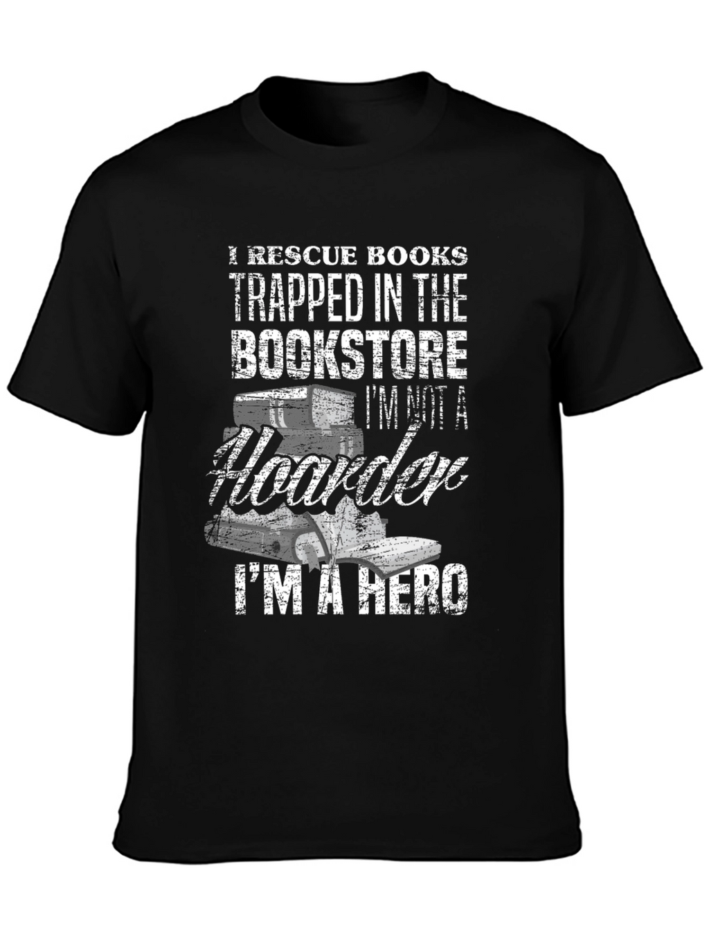 Book Rescue Hero T-Shirt - Book Lover Tee