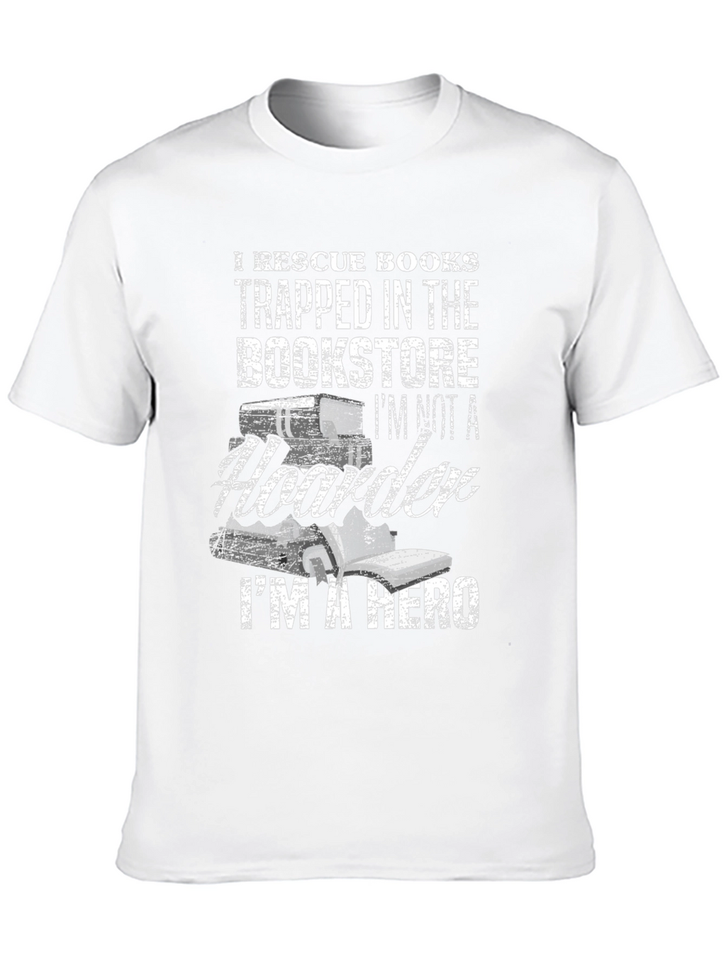 Book Rescue Hero T-Shirt - Book Lover Tee