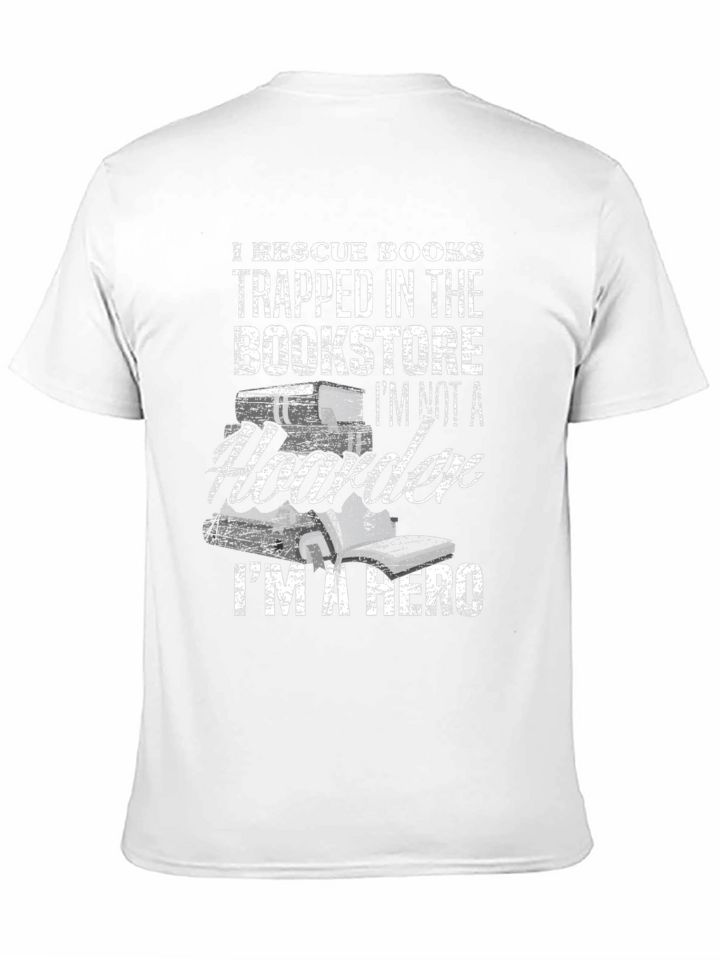 Book Rescue Hero T-Shirt - Book Lover Tee