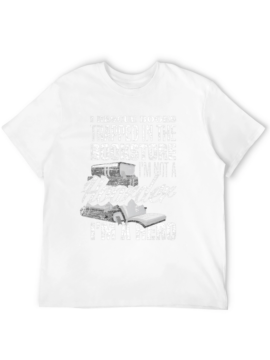 Book Rescue Hero T-Shirt - Book Lover Tee