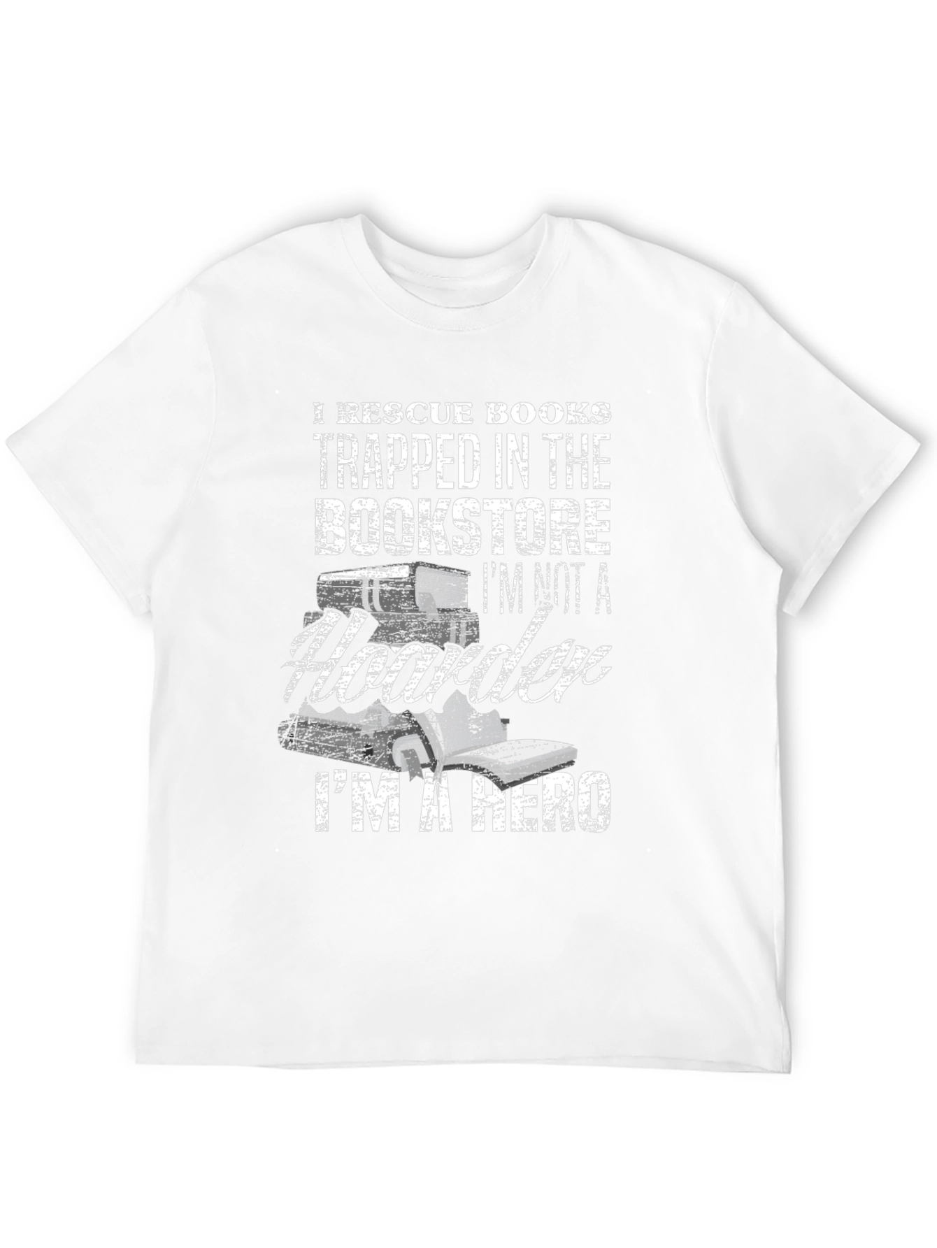 Book Rescue Hero T-Shirt - Book Lover Tee