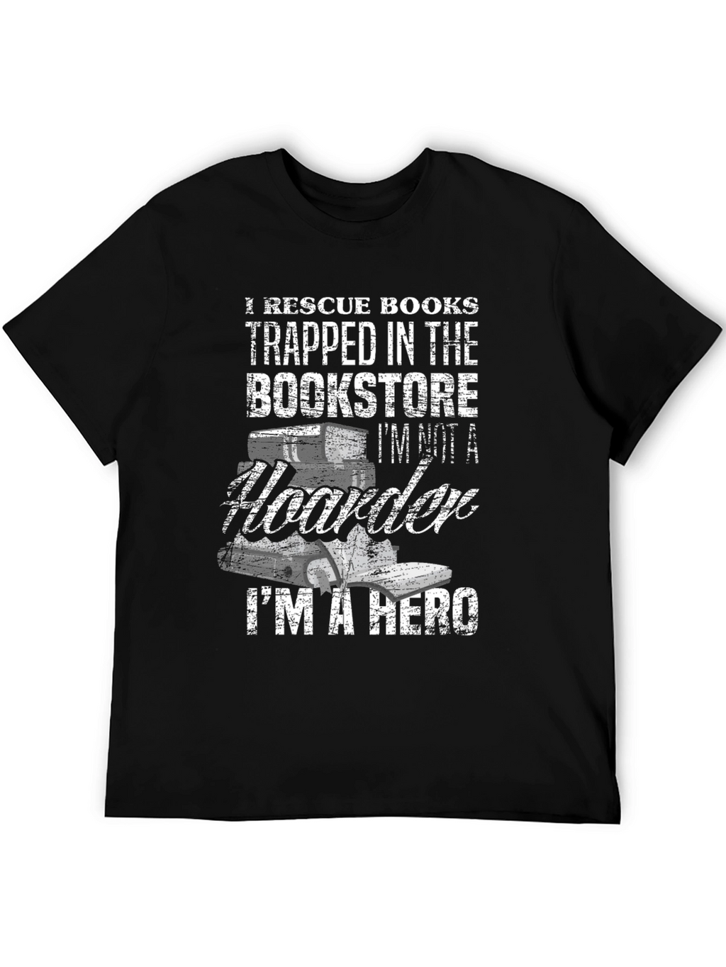 Book Rescue Hero T-Shirt - Book Lover Tee
