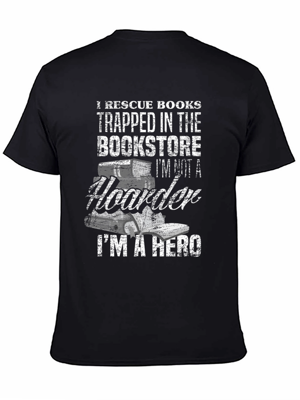 Book Rescue Hero T-Shirt - Book Lover Tee