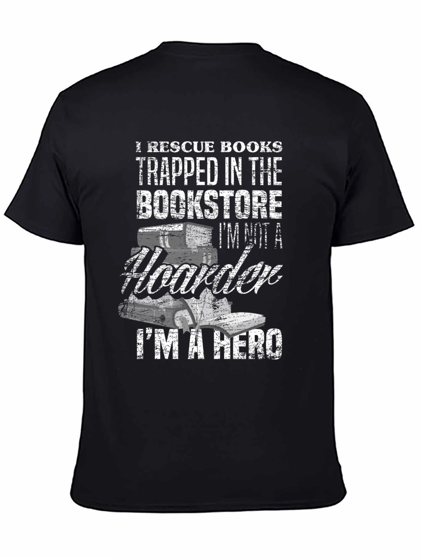 Book Rescue Hero T-Shirt - Book Lover Tee