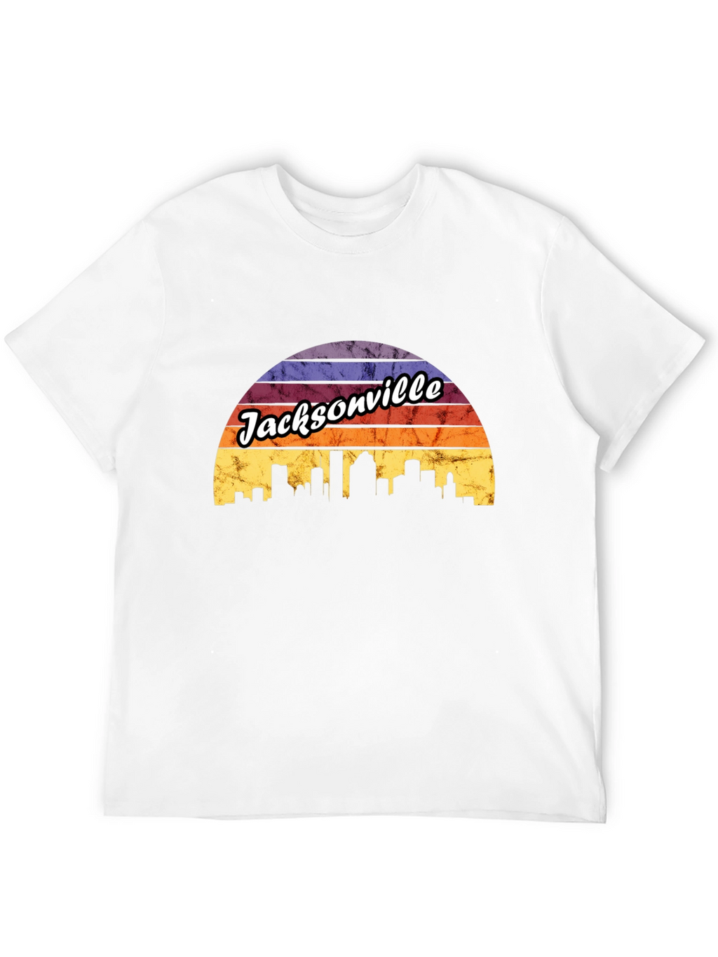Jacksonville Retro Skyline Graphic T-Shirt
