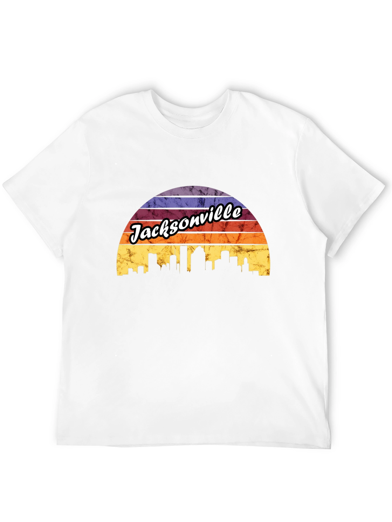 Jacksonville Retro Skyline Graphic T-Shirt