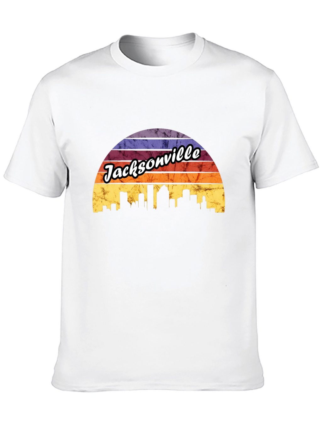 Jacksonville Retro Skyline Graphic T-Shirt