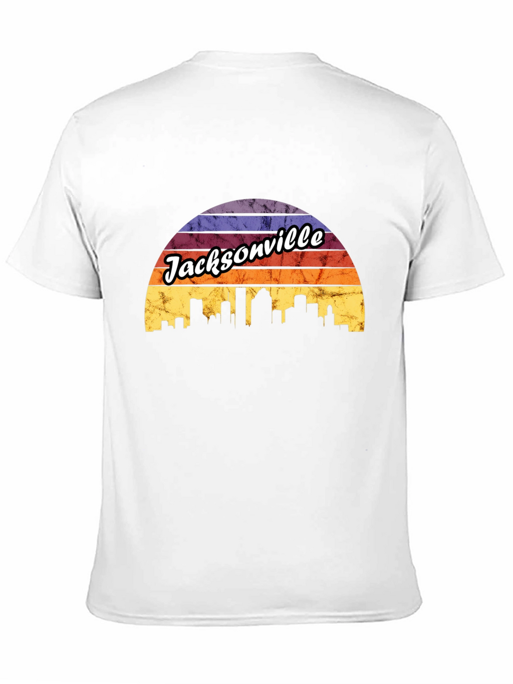 Jacksonville Retro Skyline Graphic T-Shirt