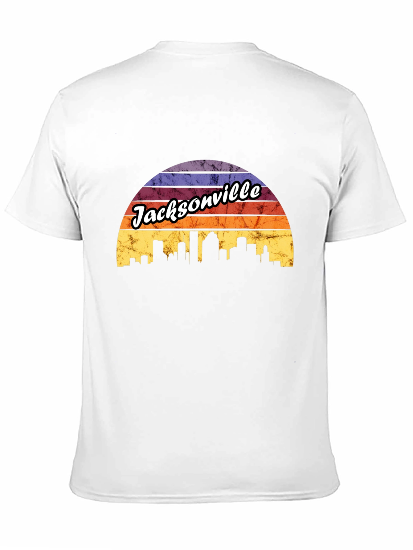 Jacksonville Retro Skyline Graphic T-Shirt