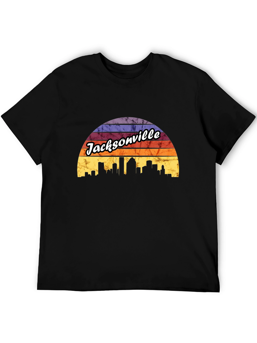 Jacksonville Retro Skyline Graphic T-Shirt