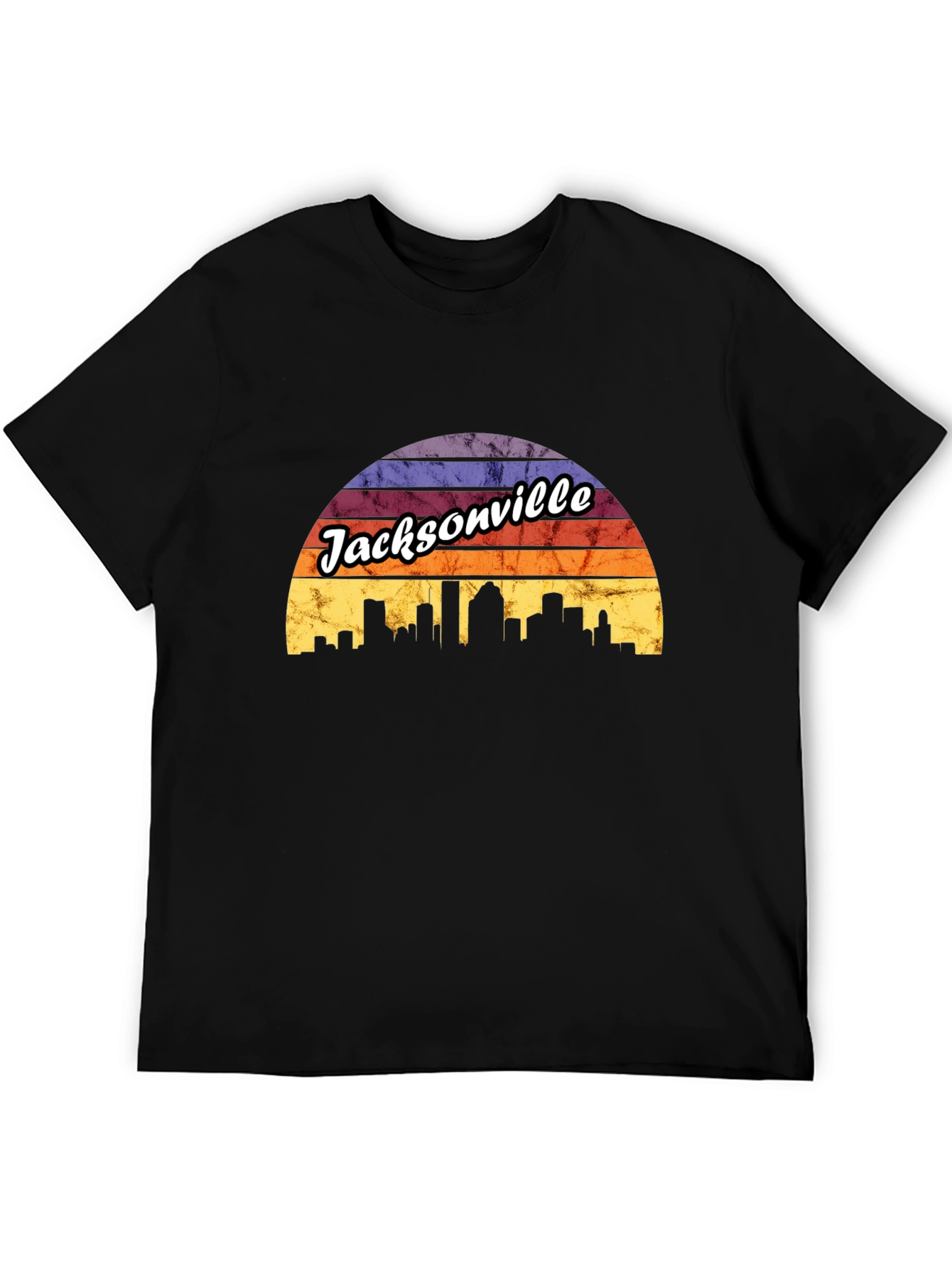 Jacksonville Retro Skyline Graphic T-Shirt