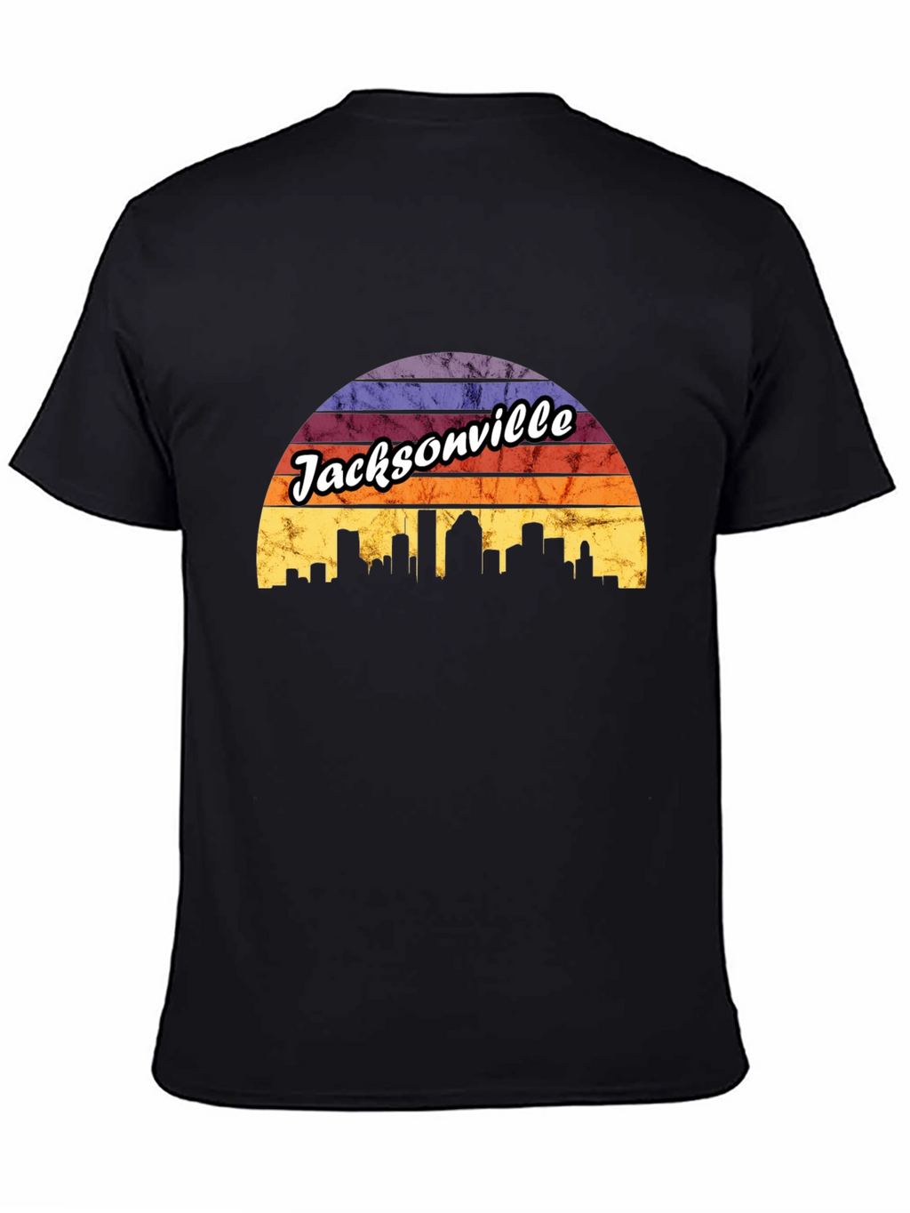 Jacksonville Retro Skyline Graphic T-Shirt