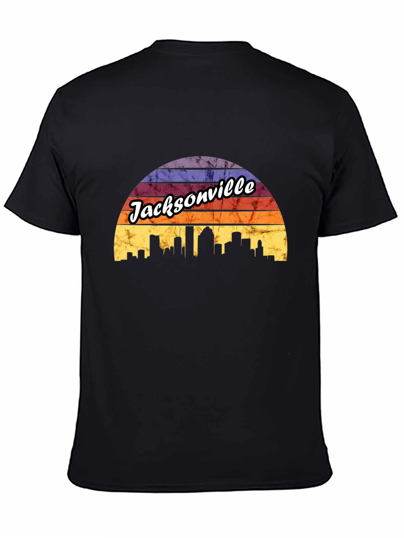 Jacksonville Retro Skyline Graphic T-Shirt