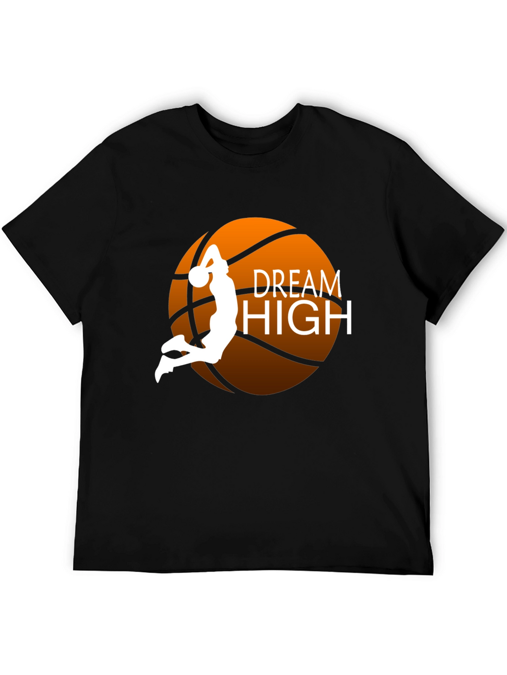 Dream High Basketball Graphic Tee - Stylish Comfort