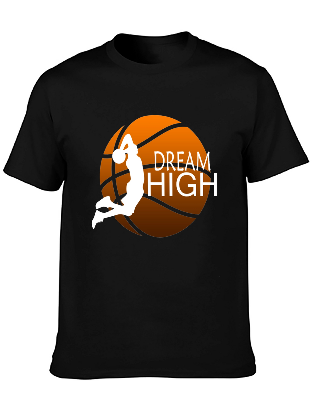 Dream High Basketball Graphic Tee - Stylish Comfort