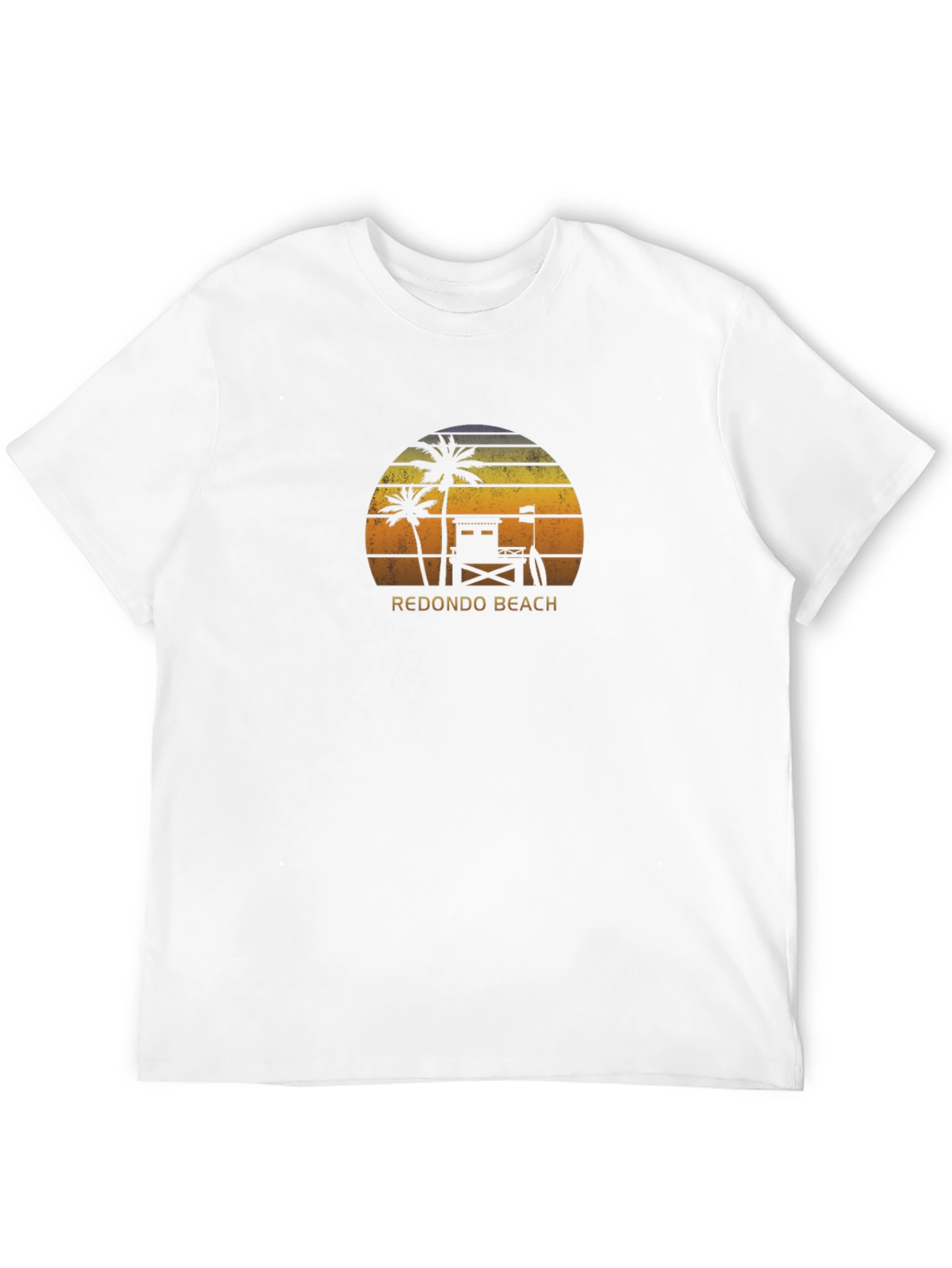 Redondo Beach Graphic Tee - Retro Sunset T-Shirt