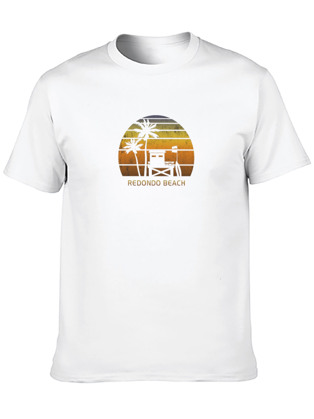 Redondo Beach Graphic Tee - Retro Sunset T-Shirt