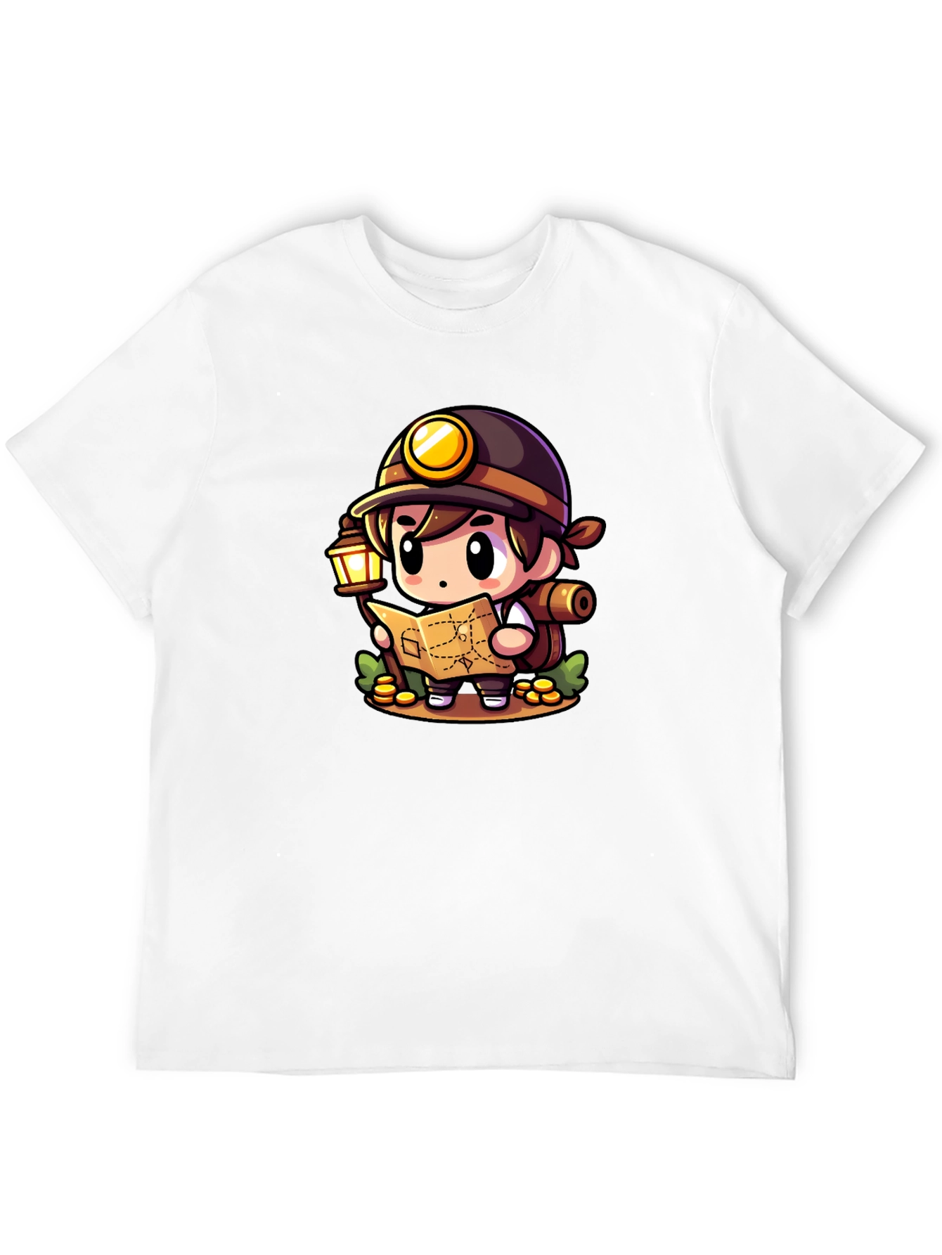 Miner Adventurer Graphic Tee - Black