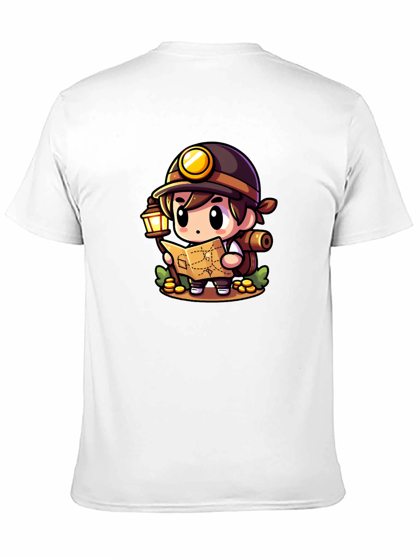 Miner Adventurer Graphic Tee - Black