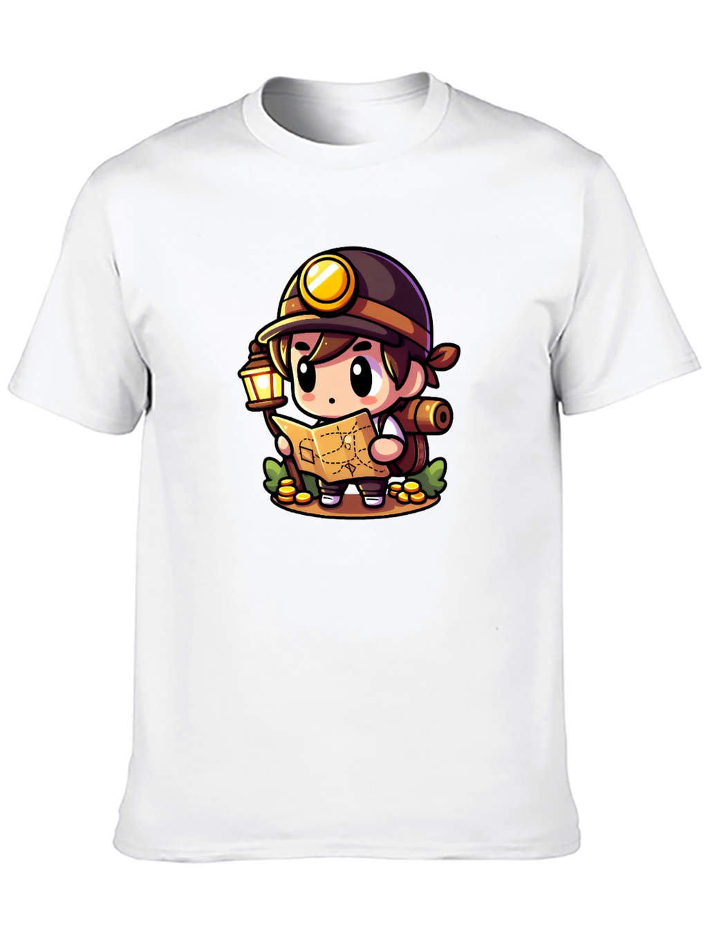 Miner Adventurer Graphic Tee - Black