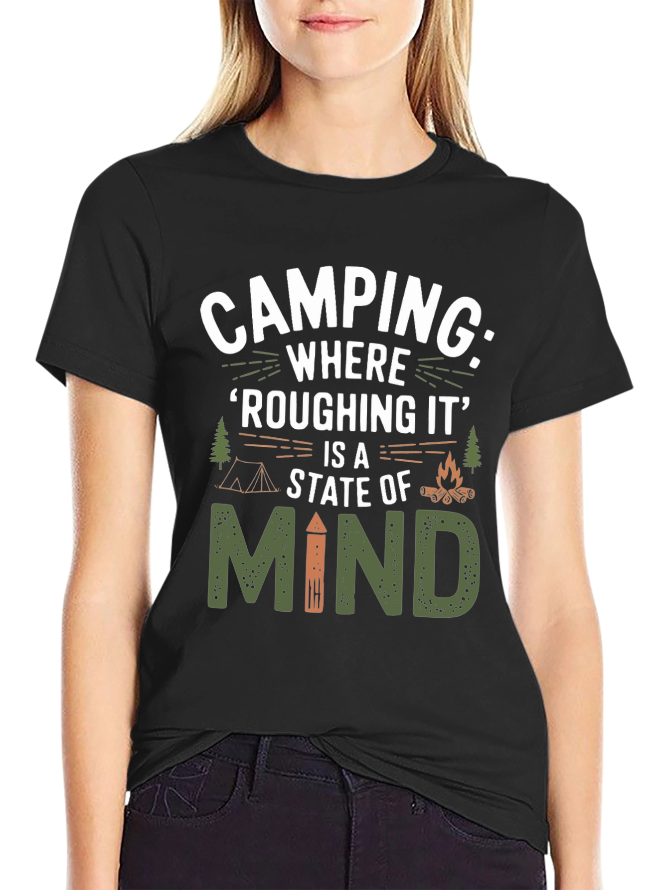 Camping State of Mind T-Shirt - Roughing It Adventure Tee