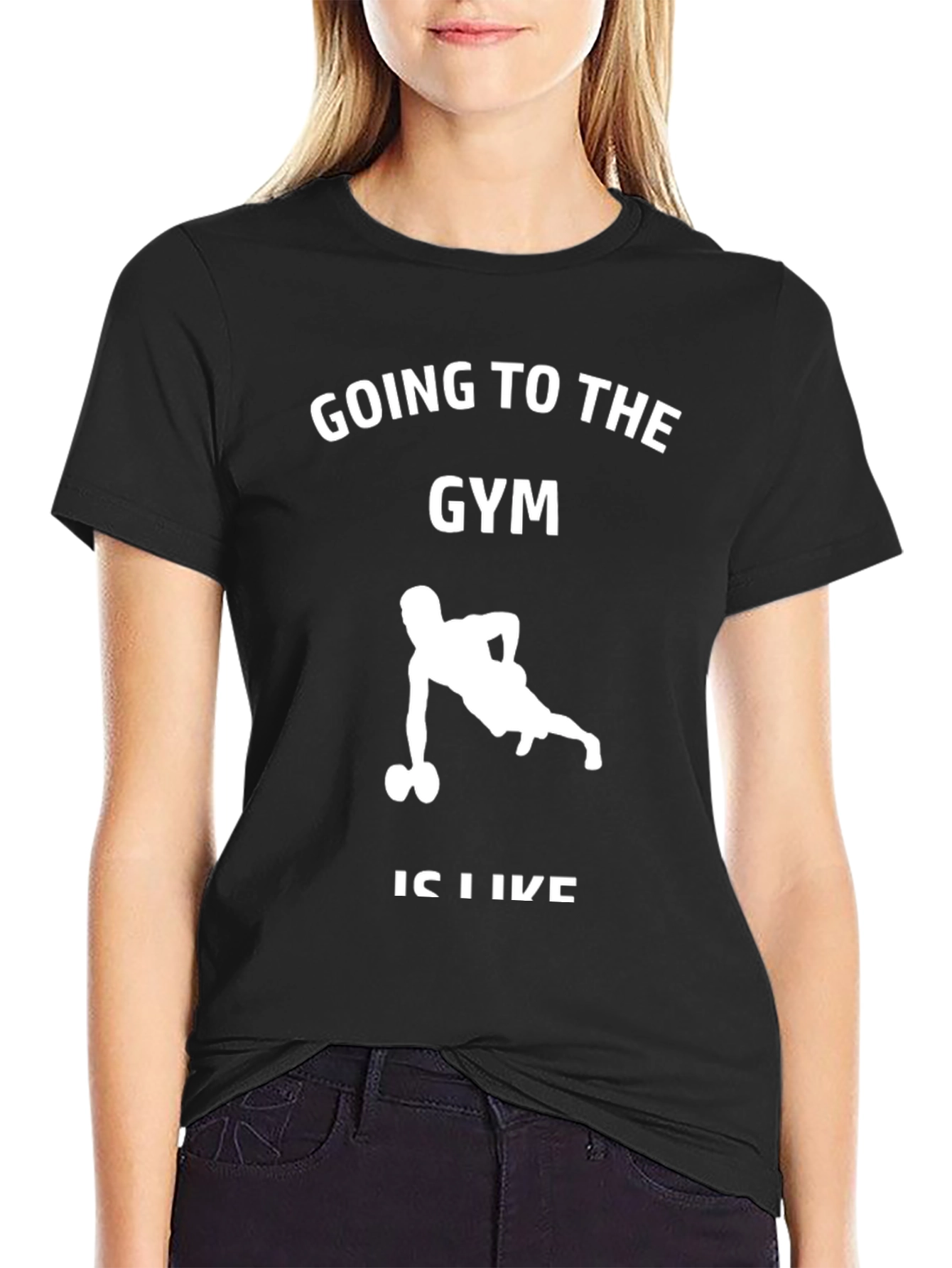 Gym Motivation Black T-Shirt for Fitness Enthusiasts